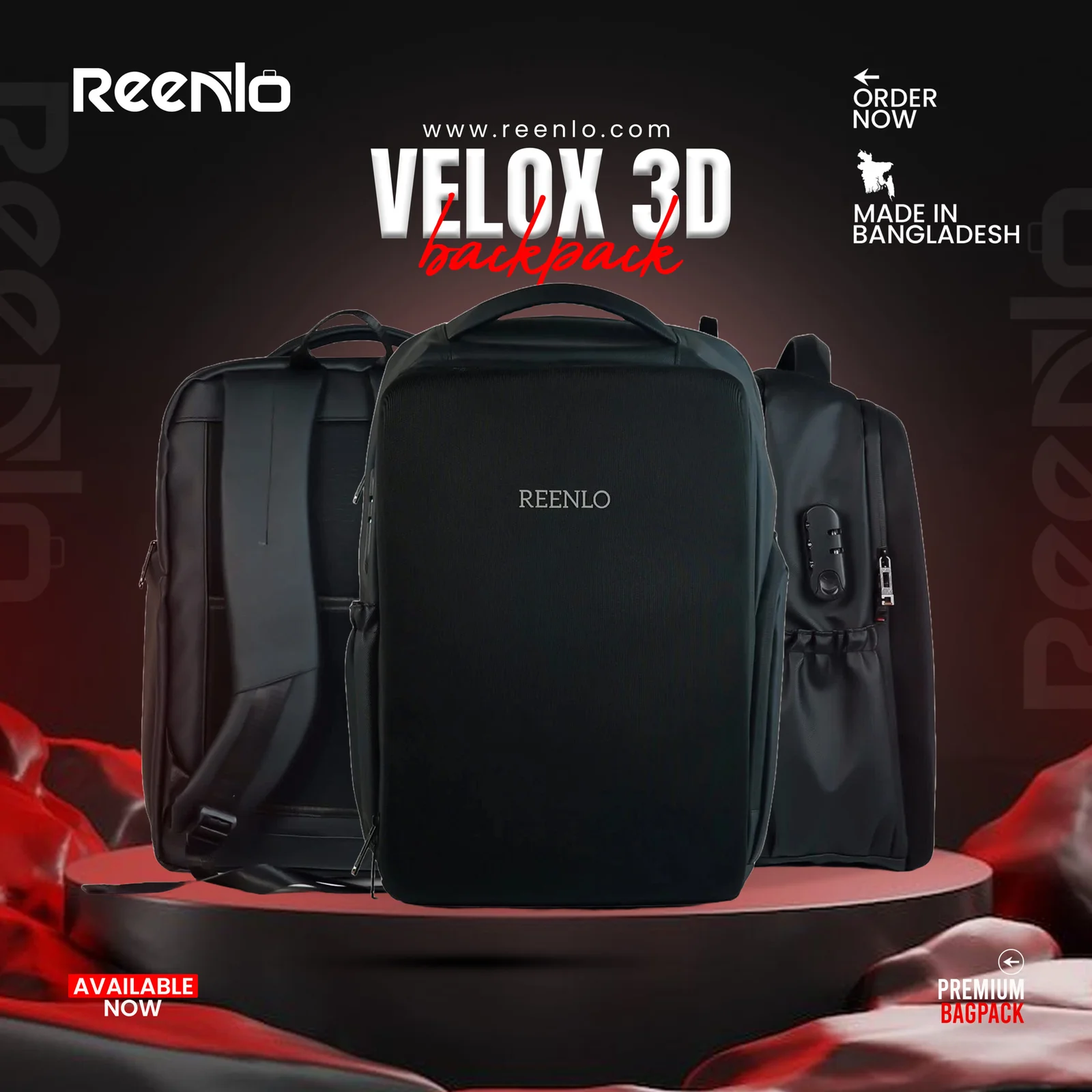 REENLO VELOX 3D BACKPACE